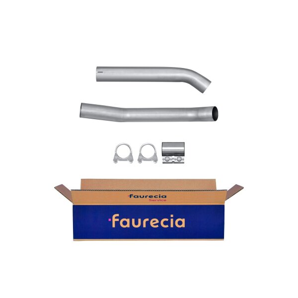 Exhaust Pipe Centre FAURECIA Kit Easy2Fit for e.g. PEUGEOT 505