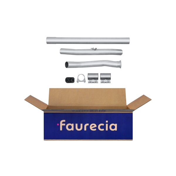 Exhaust Pipe Centre Mid-Pipe FAURECIA Kit Easy2Fit for PEUGEOT 206