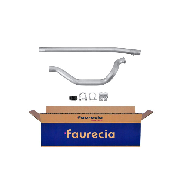 Exhaust Pipe Centre Mid-Pipe FAURECIA Kit Easy2Fit for PEUGEOT 206