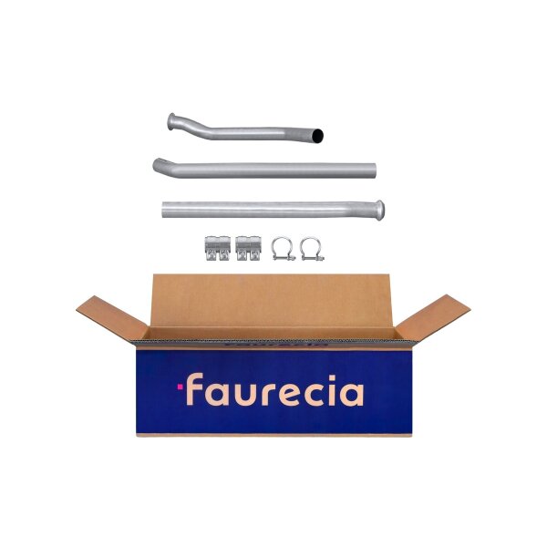 Exhaust Pipe Centre Mid-Pipe FAURECIA Kit Easy2Fit for PEUGEOT 206