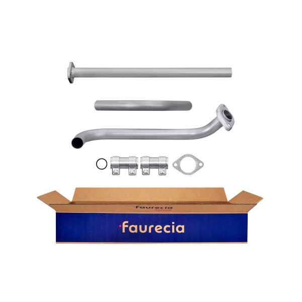 Exhaust Pipe Centre Mid-Pipe FAURECIA Kit Easy2Fit for NISSAN Micra