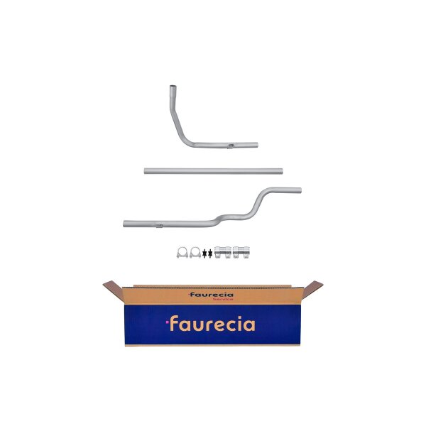 Exhaust Pipe Centre FAURECIA Kit Easy2Fit for e.g. RENAULT 5