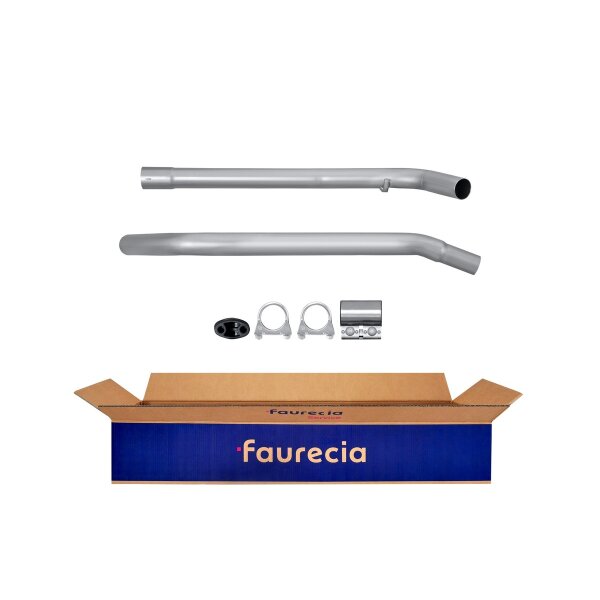 Exhaust Pipe Centre FAURECIA Kit Easy2Fit for e.g. DACIA Logan
