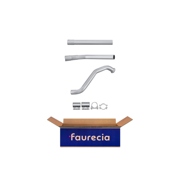 Exhaust Pipe Centre FAURECIA Kit Easy2Fit for e.g. RENAULT Laguna