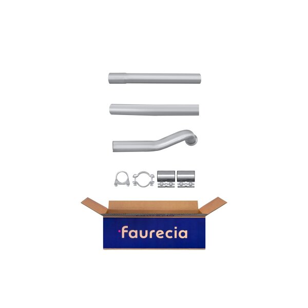 Exhaust Pipe Centre FAURECIA Kit Easy2Fit for e.g. RENAULT 25