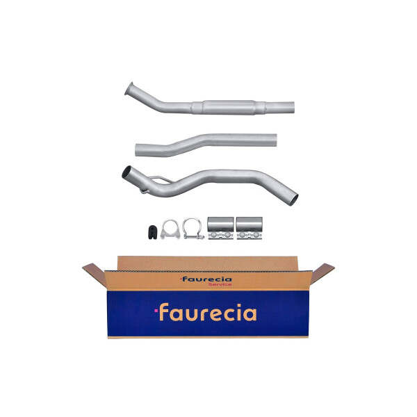 Exhaust Pipe Centre FAURECIA Kit Easy2Fit for e.g. RENAULT Twingo