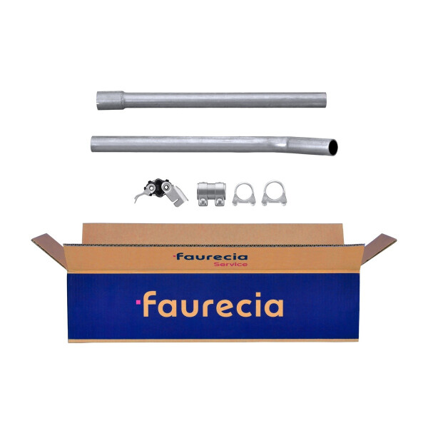 Exhaust Pipe Centre FAURECIA Kit Easy2Fit for e.g. RENAULT Modus / Grand Modus