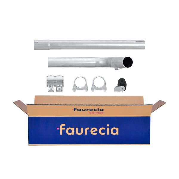 Exhaust Pipe Centre Mid-Pipe FAURECIA Kit Easy2Fit for e.g. AUDI A1