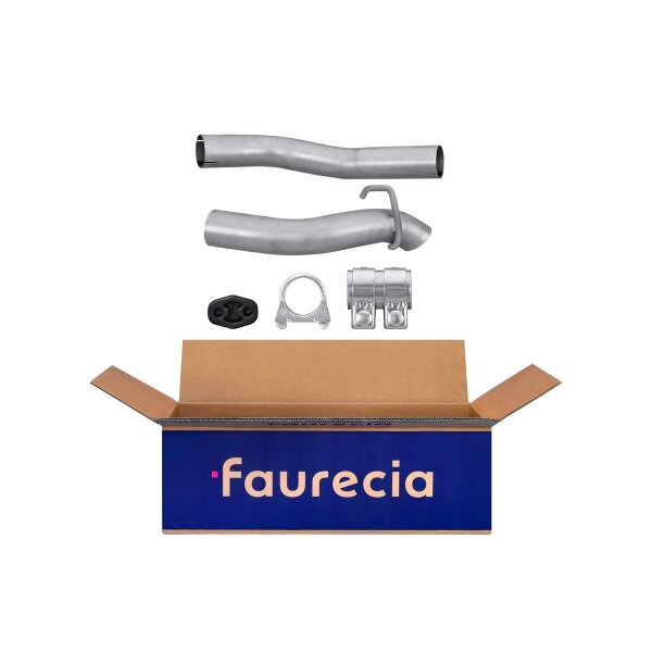 Exhaust Pipe Rear Exhaust System FAURECIA Kit Easy2Fit for e.g. FORD Focus