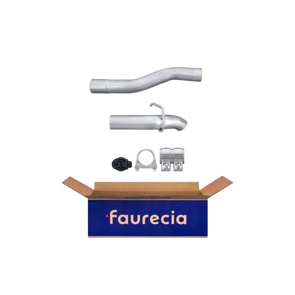 Exhaust Pipe Rear Exhaust System FAURECIA Kit Easy2Fit for e.g. FORD C-Max