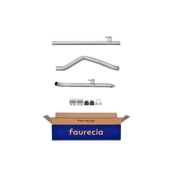 Abgasrohr Auspuff Exhaust System hinten FAURECIA Kit Easy2Fit