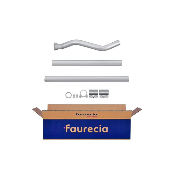 Exhaust Pipe Front FAURECIA Kit Easy2Fit for e.g. CITROËN BX