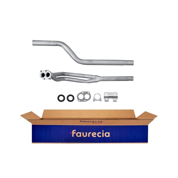 Frontpipe Exhaust Pipe Front FAURECIA Kit Easy2Fit for e.g. FIAT Uno