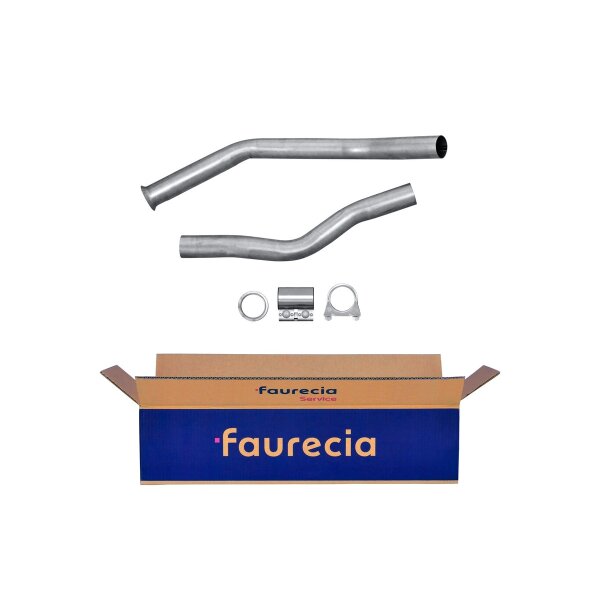 Exhaust Pipe Front FAURECIA Kit Easy2Fit for e.g. PEUGEOT 504