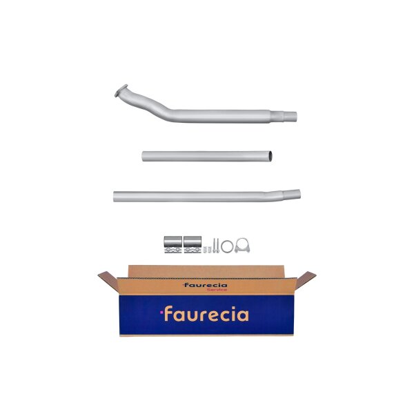 Exhaust Pipe Front FAURECIA Kit Easy2Fit for e.g. PEUGEOT 205