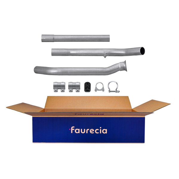Repair Pipe Catalytic Converter FAURECIA Kit Easy2Fit for e.g. PEUGEOT 206