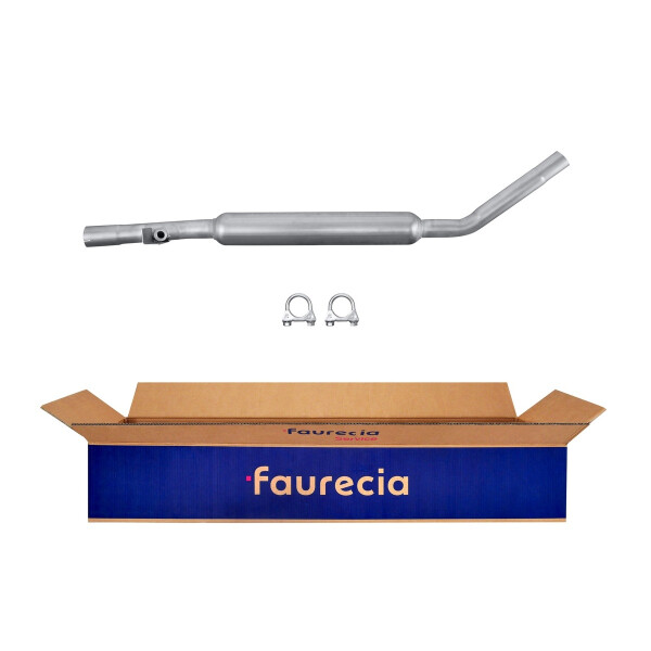 Front Muffler - Front Silencer FAURECIA Kit Easy2Fit for e.g. LADA Niva