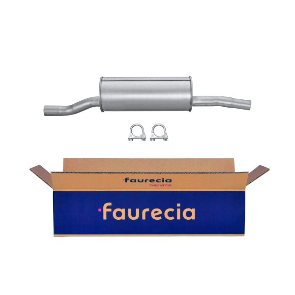 Front Muffler - Front Silencer Exhaust System FAURECIA Kit Easy2Fit