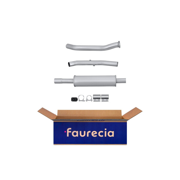 Front Muffler - Front Silencer FAURECIA Kit Easy2Fit for PEUGEOT 206