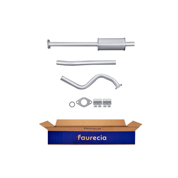 Front Muffler - Front Silencer FAURECIA Kit Easy2Fit for NISSAN Almera Tino
