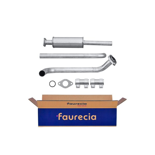 Front Silencer FAURECIA Aftermarket-Expertise for NISSAN MICRA