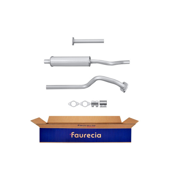 Front Muffler - Front Silencer FAURECIA Kit Easy2Fit for e.g. NISSAN Almera