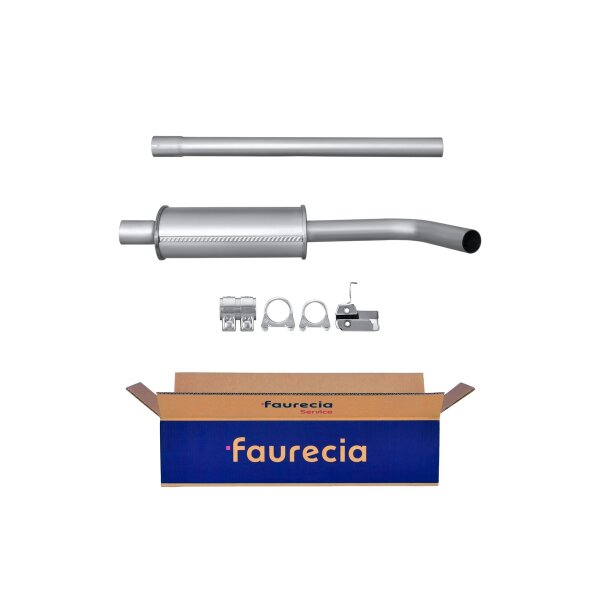 Front Muffler FAURECIA Kit Easy2Fit for e.g. RENAULT Grand Scénic