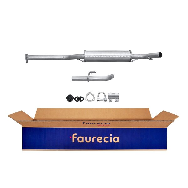 Front Muffler - Front Silencer FAURECIA Kit Easy2Fit for e.g. SKODA Favorit