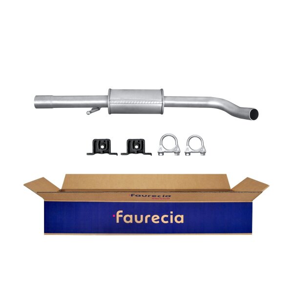 Front Muffler - Front Silencer FAURECIA Kit Easy2Fit for e.g. SKODA Octavia