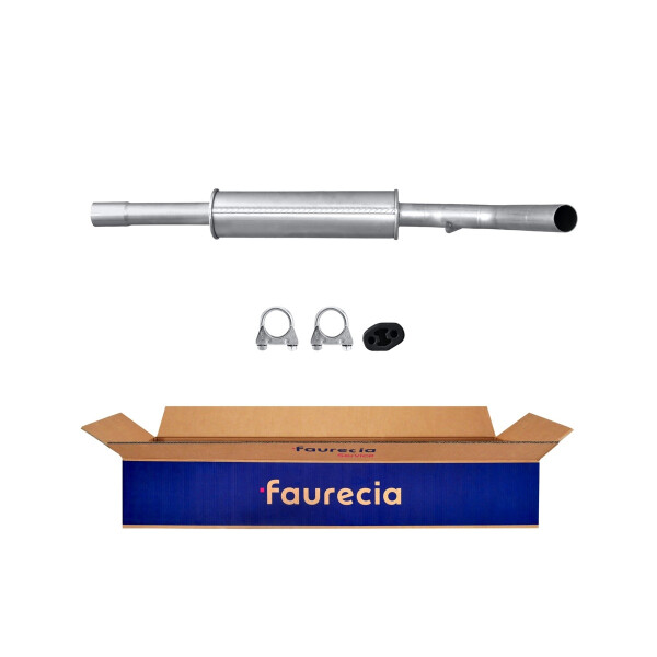 Front Muffler - Front Silencer FAURECIA Kit Easy2Fit for e.g. VW Polo