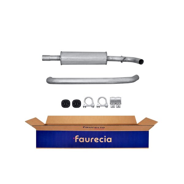 Front Muffler - Front Silencer FAURECIA Kit Easy2Fit for VW Touran