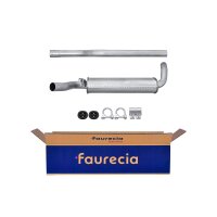 Center Muffler - Centre Silencer FAURECIA Kit Easy2Fit...
