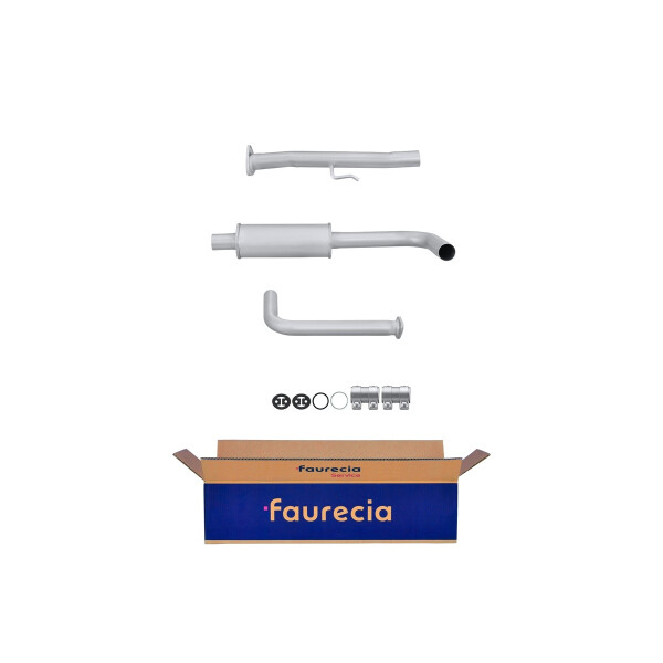 Center Muffler - Centre Silencer FAURECIA Kit Easy2Fit for e.g. ROVER 600