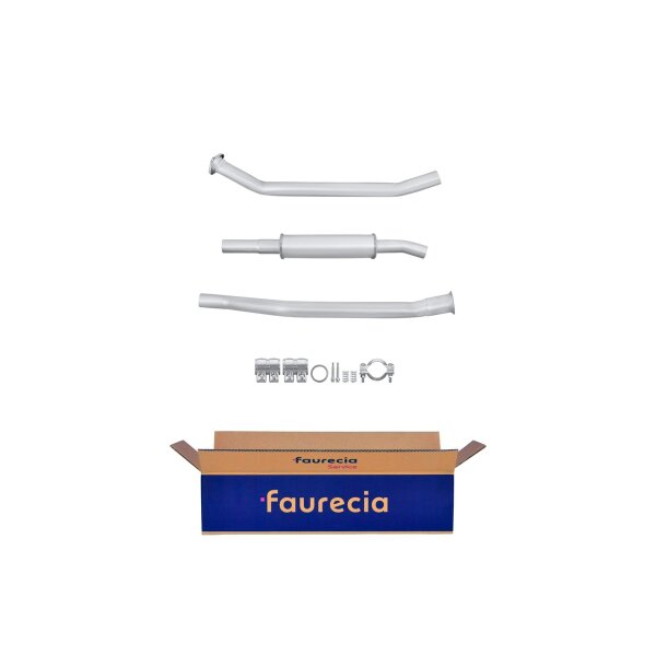 Mittelschalldämpfer FAURECIA Kit Easy2Fit für u.a. CITROËN ZX