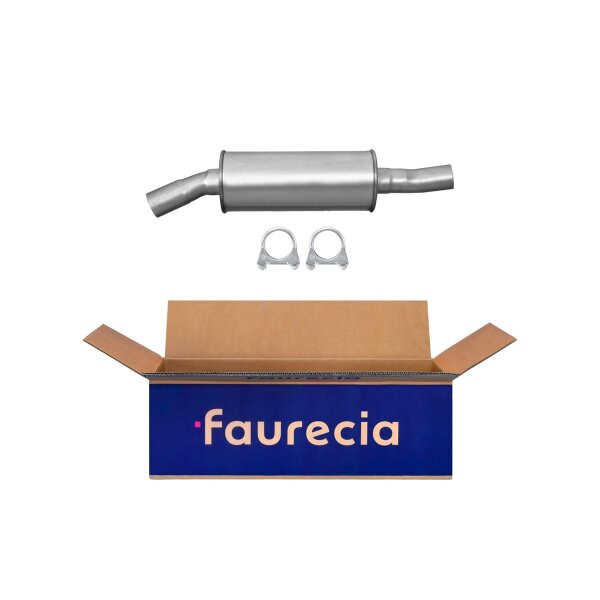 Center Muffler - Centre Silencer Exhaust System FAURECIA Kit Easy2Fit