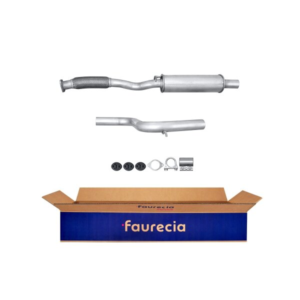 Mittelschalldämpfer FAURECIA Kit Easy2Fit für u.a. FORD Mondeo I Stufenheck