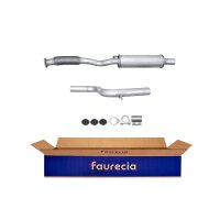 Center Muffler - Centre Silencer FAURECIA Kit Easy2Fit...