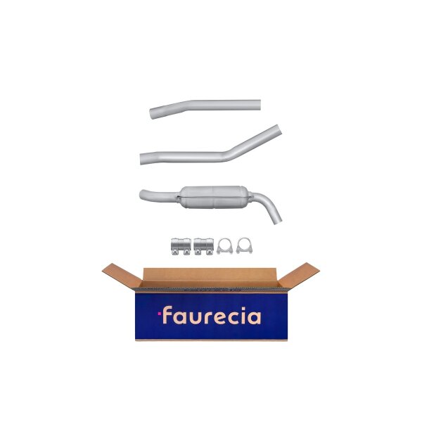 Centre Muffler FAURECIA Kit Easy2Fit for e.g. LADA 1200-1500
