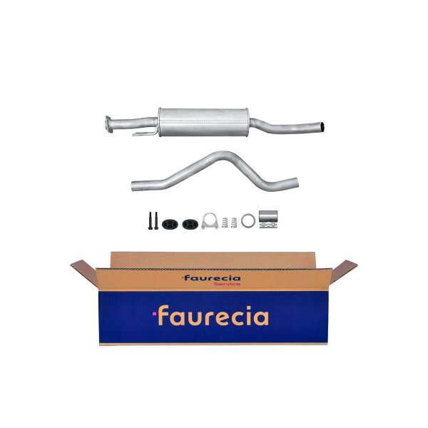 Mittelschalldämpfer FAURECIA Kit Easy2Fit für u.a. OPEL Astra F Caravan
