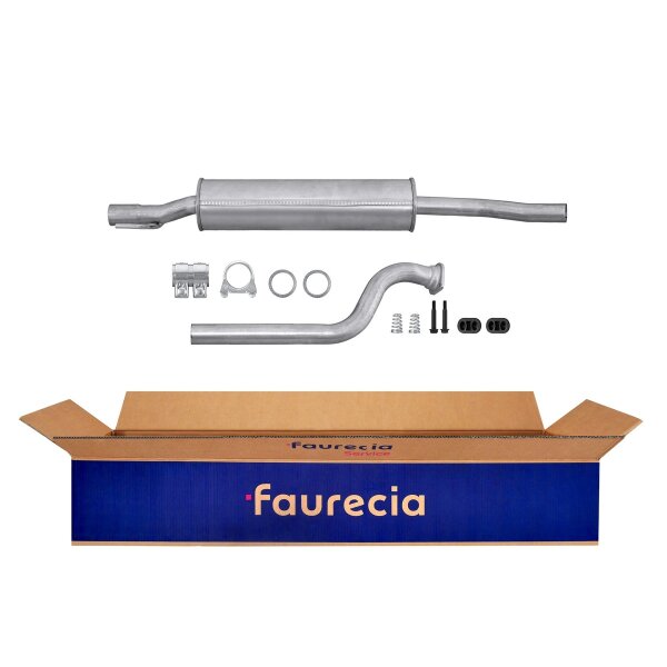 Mittelschalldämpfer FAURECIA Kit Easy2Fit für u.a. OPEL Astra F