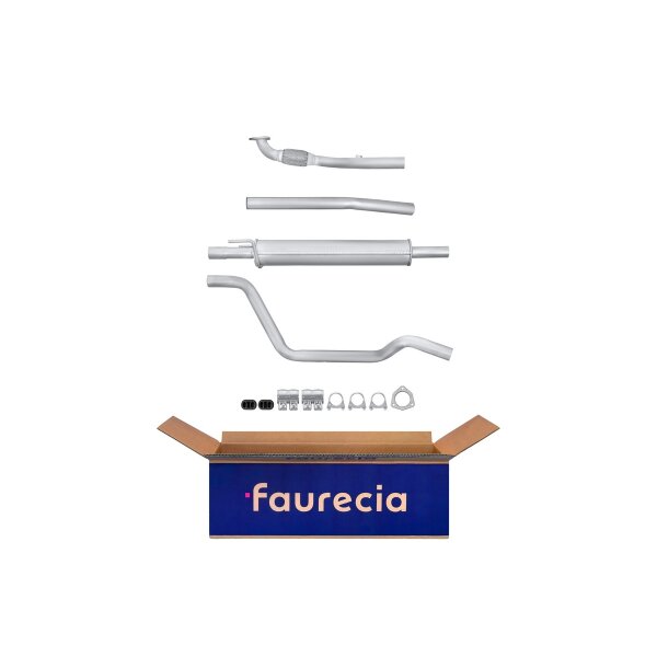Center Muffler - Centre Silencer FAURECIA Kit Easy2Fit for OPEL Meriva