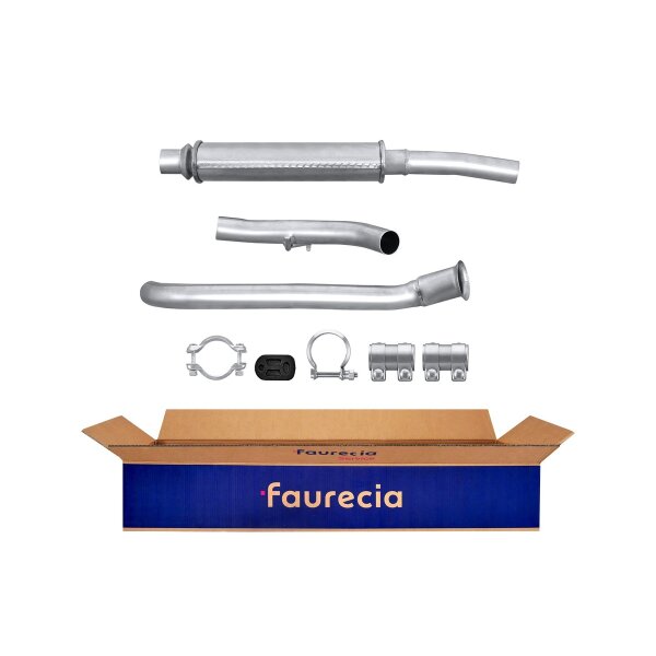 Center Muffler - Centre Silencer FAURECIA Kit Easy2Fit for e.g. CITROËN Saxo
