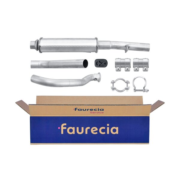 Mittelschalldämpfer FAURECIA Kit Easy2Fit für u.a. PEUGEOT 306 Schrägheck