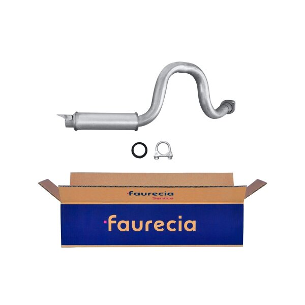 Center Muffler - Centre Silencer FAURECIA Kit Easy2Fit for e.g. PEUGEOT 505