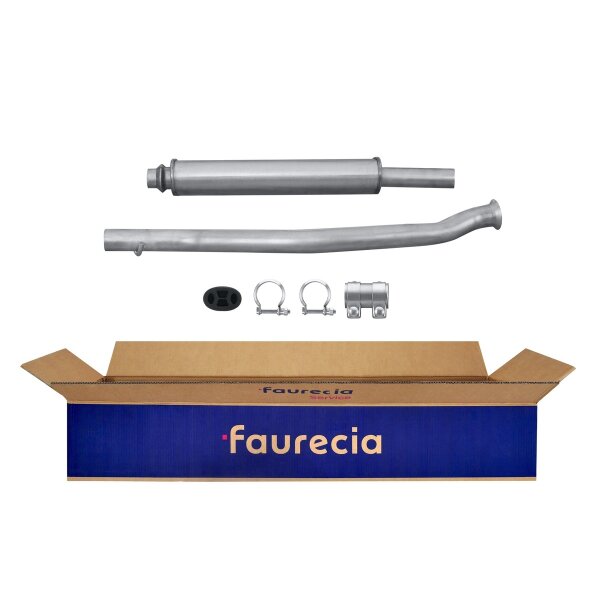 Mittelschalldämpfer Easy2Fit mit Anbauteilen HELLA für PEUGEOT 206 Schrägheck