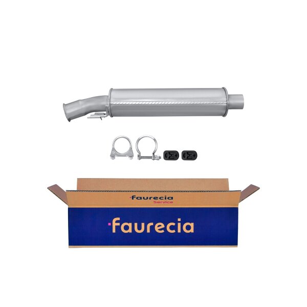 Center Muffler - Centre Silencer FAURECIA Kit Easy2Fit for e.g. CITROËN XM