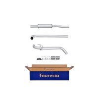 Centre Muffler FAURECIA Kit Easy2Fit for e.g. RENAULT...