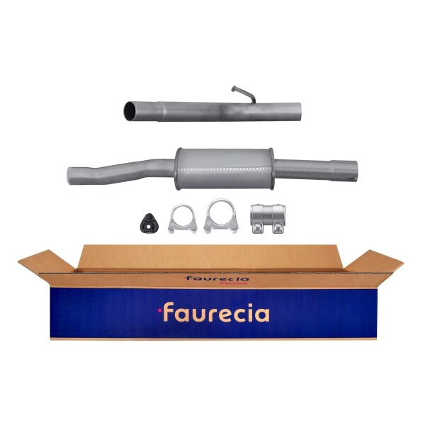 Center Muffler - Centre Silencer Exhaust System FAURECIA Kit Easy2Fit