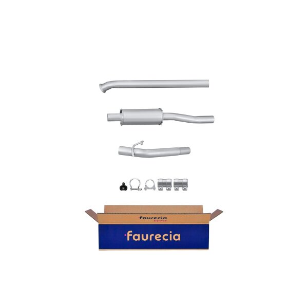 Mittelschalldämpfer FAURECIA Kit Easy2Fit für RENAULT Kangoo
