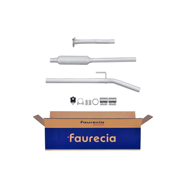 Centre Muffler FAURECIA Kit Easy2Fit for e.g. RENAULT Thalia